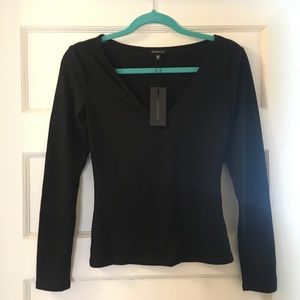 Dynamite Long Sleeve V Neck